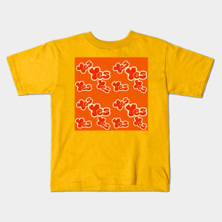 Yes Pattern Kids T-Shirt